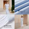 Chic Linen Blend Two-Piece Skirt Set