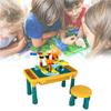 Compatible Multi Functional Building Block Learning Table Children Education Toy
