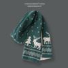 Christmas gift red deer scarf female versatile autumn winter warm lengthened student cute skin-friendly scarf