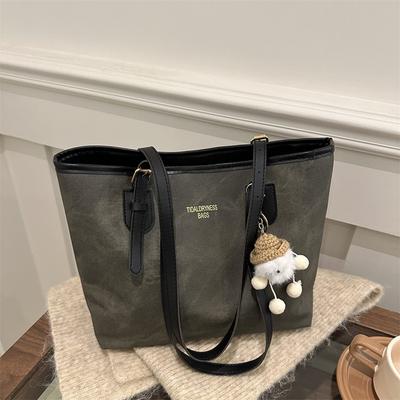 Mode und Freizeit Tragetasche mit großem Fassungsvermögen Damen Große Tasche Hochwertige Pendlertasche Trendige Schultertasche