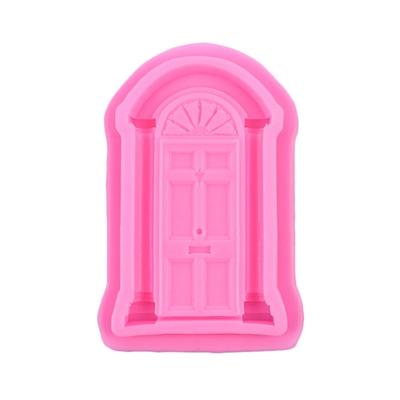 Door Frame Window Sugar Cake Mold Fondant Cake Food Grade Silicone Mould Baking Tools Sugar Mold Chocolate Fondant Mold
