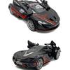 1/32 McLaren P1 GTR Model din aliaj de curse turnat sub presiune, tragere înapoi, model de mașină, vehicule, jucării pentru copii, cadouri, roată caldă pentru băiat