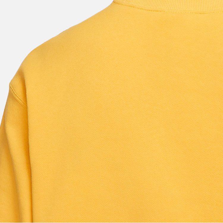 Nike Sweatshirts Men's Yellow Crew Neck Moderate Regular DA0022-713