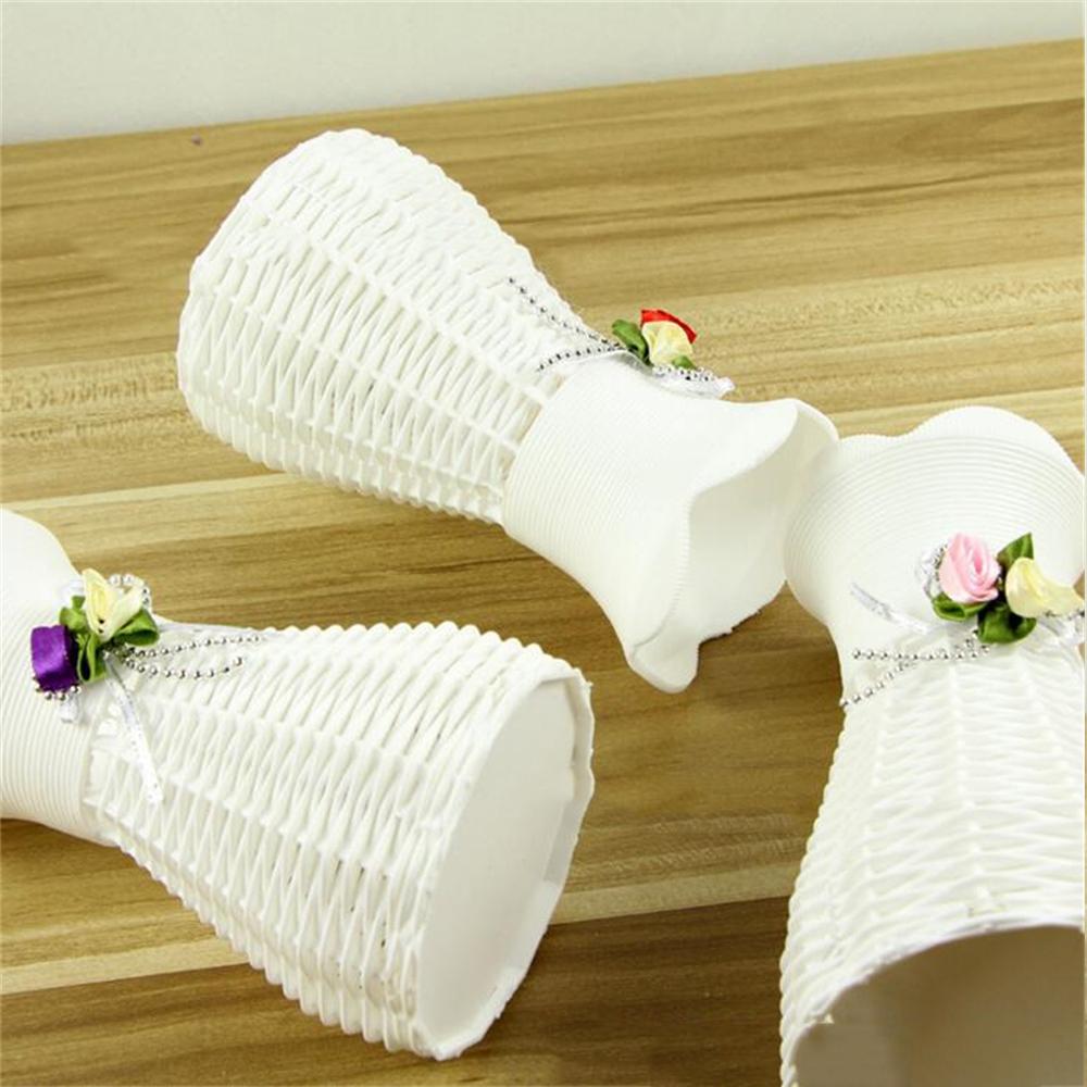 Flower Basket Wall Mounted Artificial Hanging Vase Handmade Garden Storage Basket Home Decor Vase High Quality Home Plant Basket