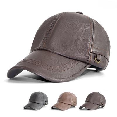 Jarní podzimní PU baseballová čepice pánská čepice