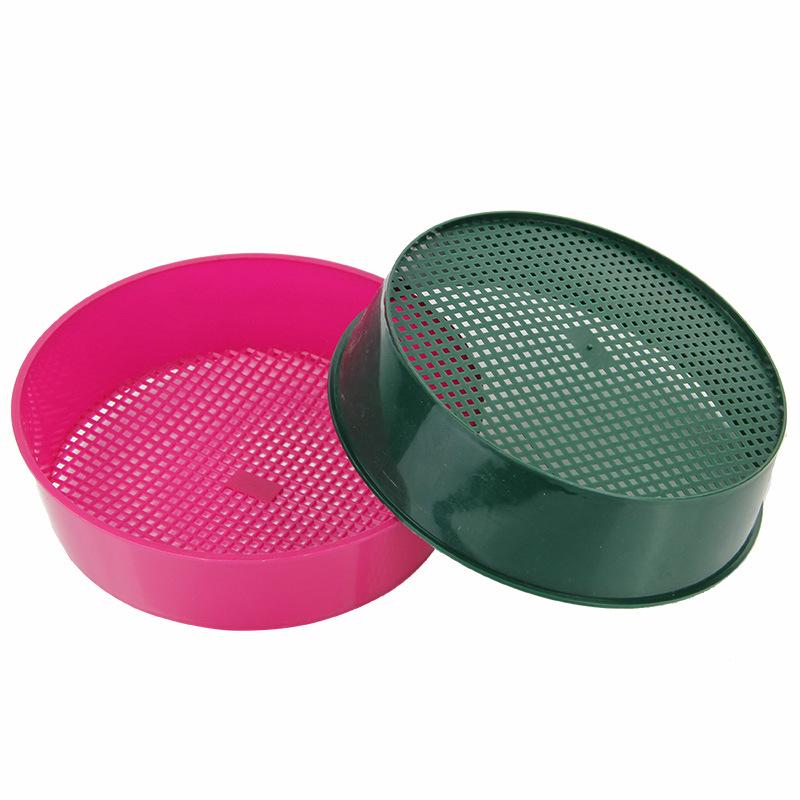 Garden Plastic Soil Sieve - Horticultural Screening Tool for Stone and Soil. Perfect for Seedling, Planting, and Flower Care.