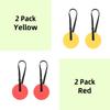 2pcs Adjustable Soccer Training Targets - Portable Football Goal Practice Boards for Shooting Drills, Durable TPE Material