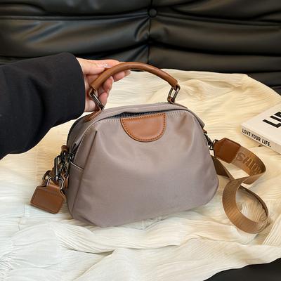 Simple Small Bag for Women, Fashionable and Versatile Large Capacity Nylon Shoulder Bag for Girls' Fashionable Crossbody Bag