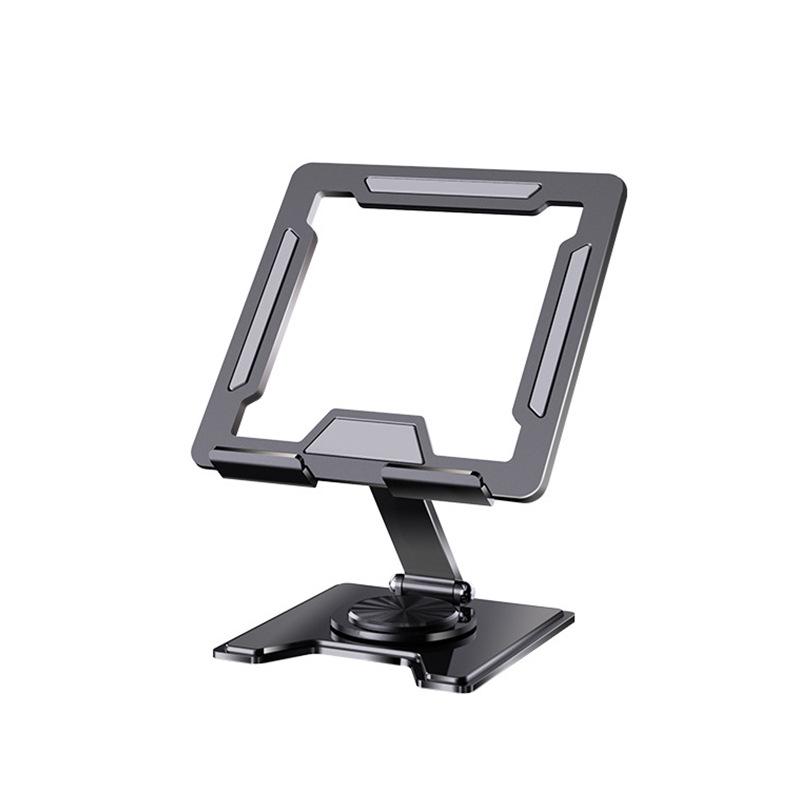 2025 Rotatable & Foldable Laptop Riser: Alloy Heat-Dissipation Stand with Flat, Rotating Monitor Feature.