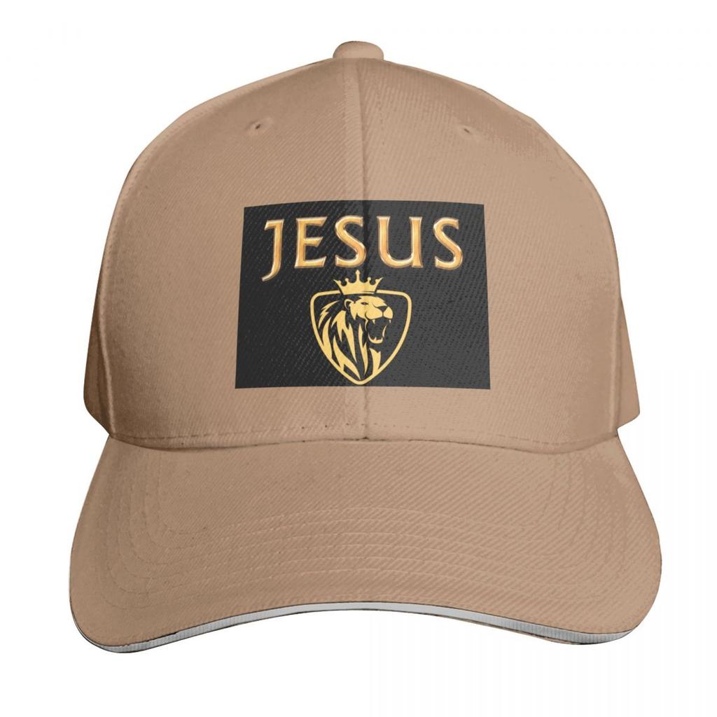 JESUS LION OF JUDAH Baseball Cap Sun Hat For Children funny hat birthday black Unisex Womens