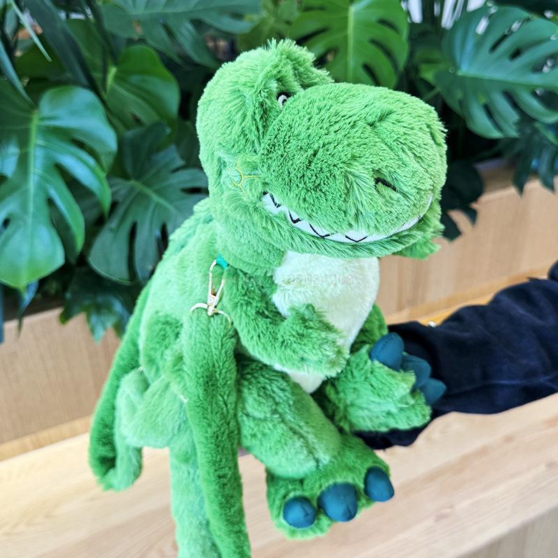 Neuer authentischer Hugging Dragon-Plüsch-Rucksack mit Dinosaurier-Anhänger, Puppengeschenk, superweiches Plüsch, hautfreundliches Geschenk für Mädchen