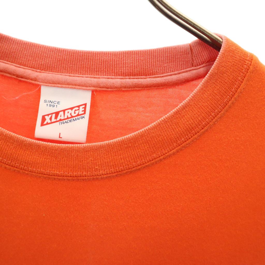 XLARGE GIANTS Short sleeve T-shirt L Orange Men's Used