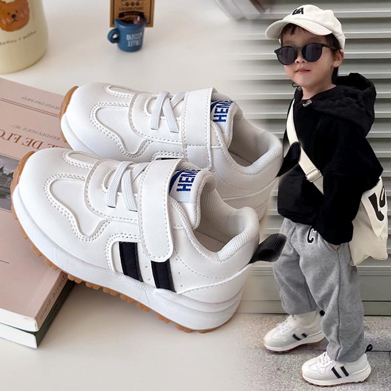 

Ertong Forrest Gump shoes spring and autumn non-slip baby sneakers, male and female students Velcro 0-3 year old baby shoes versatile shoes 21