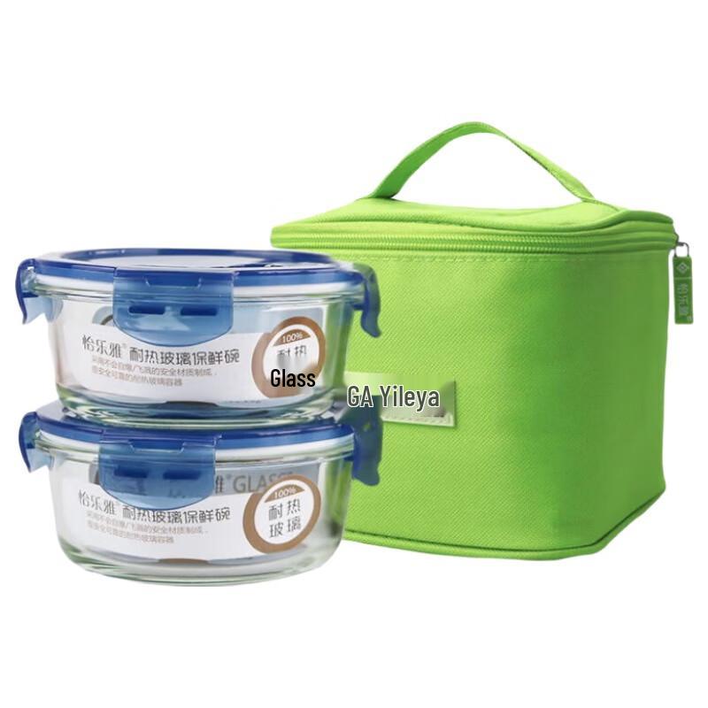 Yileya Heat-Resistant Glass Food Storage Containers