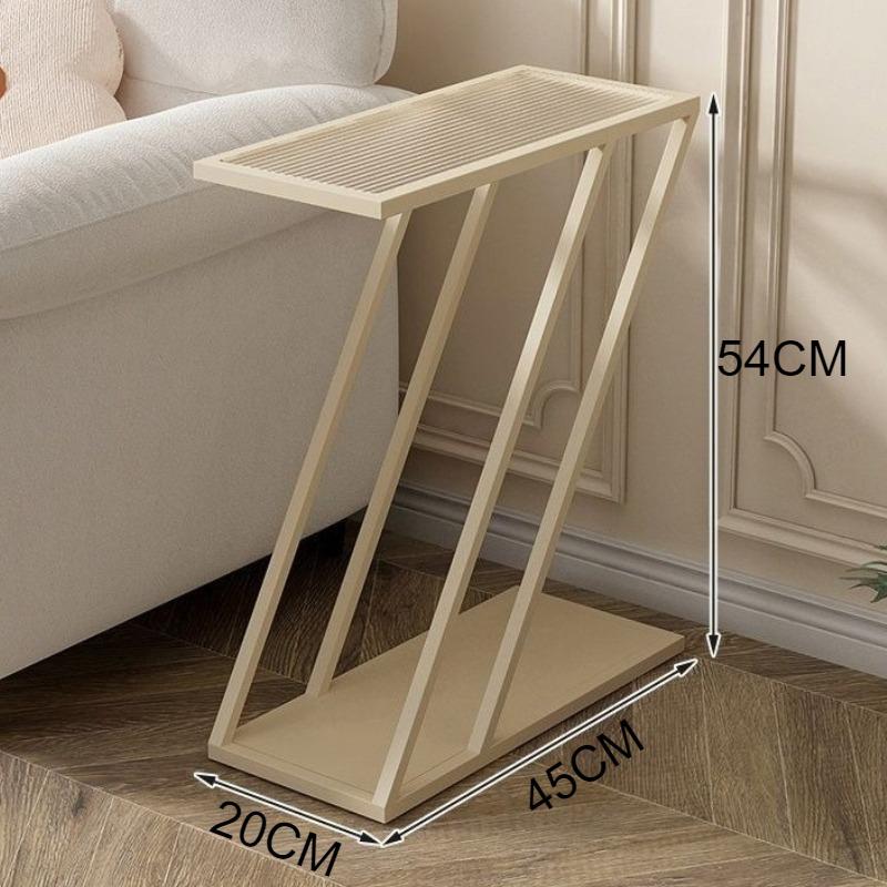 Metal Coffee Table Luxury Modern Removable End Tables Simple Narrow Shelves Organizers Home Living Room Bedroom Furnitures