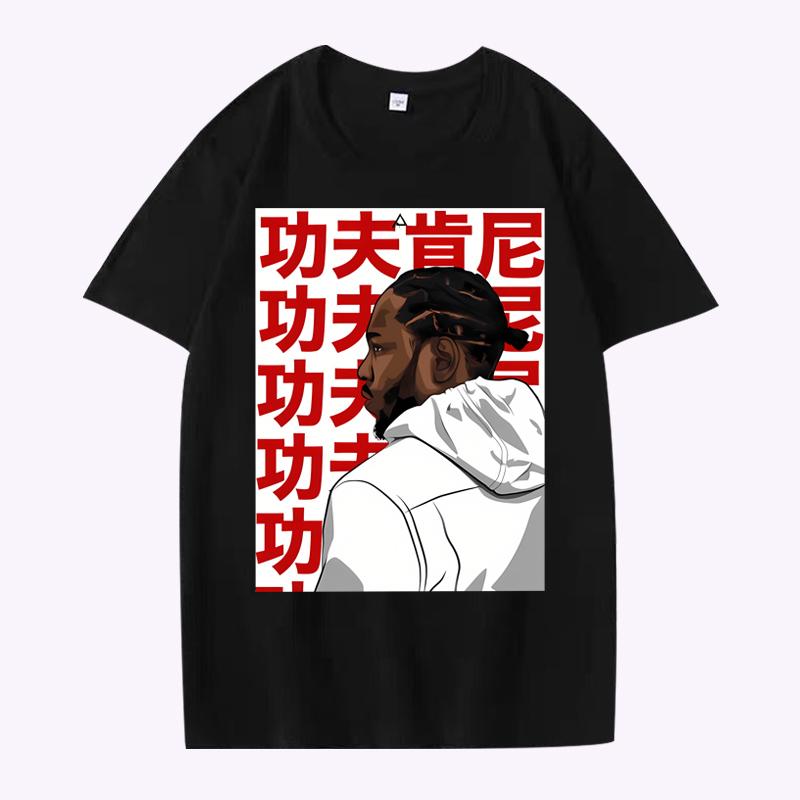 Rapper Kendrick Lamar Oversized T-shirt Men Women 100% Cotton Streetwear Top Fashion Short Sleeve Summer Unisex Plus Sizetops