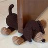 Funny Door Stopper Door Stoppers Cute Crochet Door Wedge Household Door Hardware Handmade Door Gear Windproof Floor Decorative