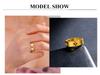 Cazador Stainless Steel Four-leaf Clover Rings for Women Gold Color Lucky Jewelry Anniversary Birthday Gift Wholesale 2026 New