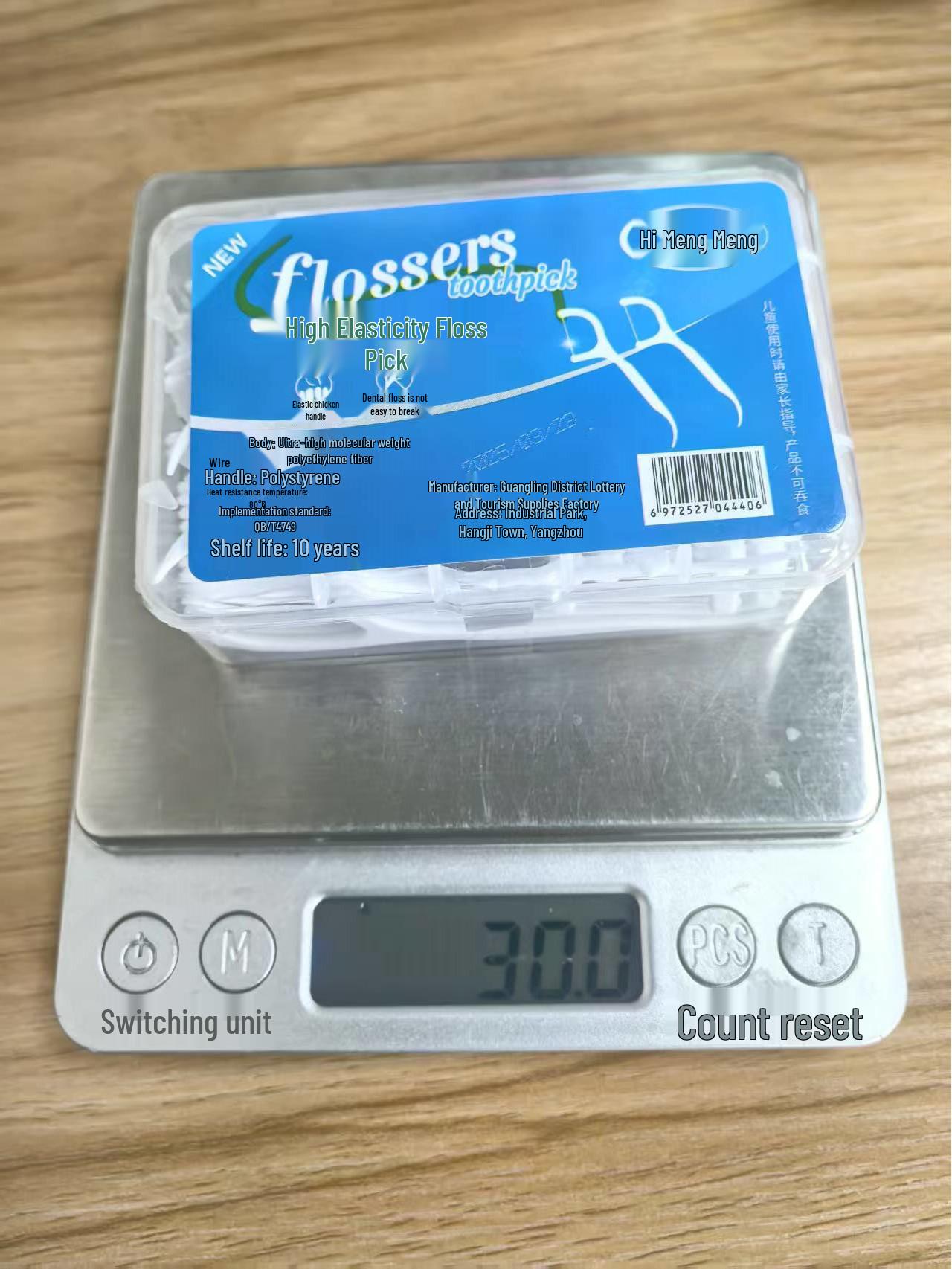 

Полимерная ультратонкая одноразовая семейная зубная нить-зубочистка – Высокая эластичность, гладкая и портативная для взрослых