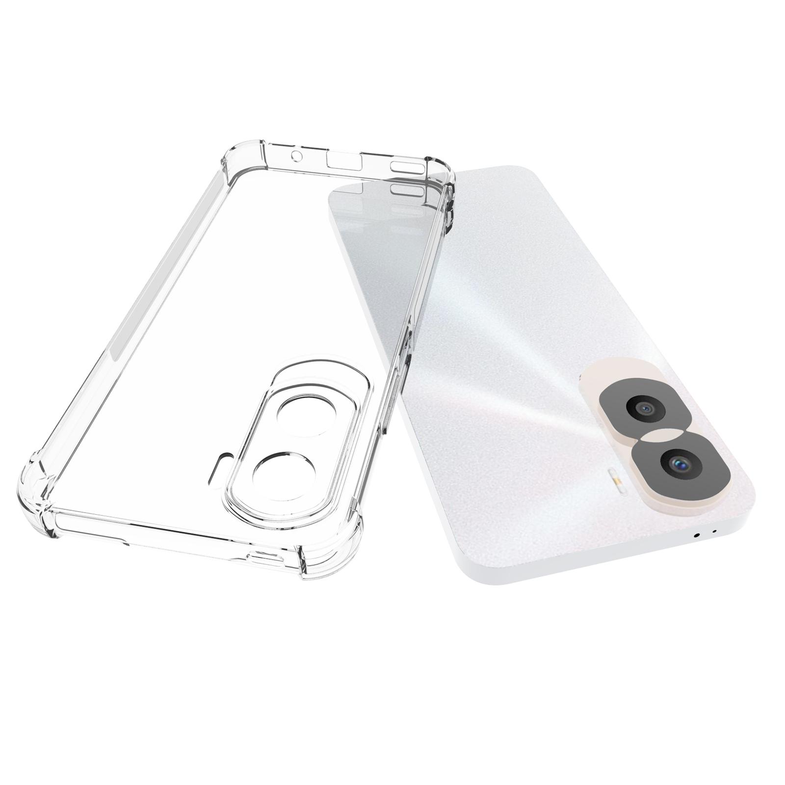 

For Honor 90 Lite 5G/X50i 5G Soft TPU Phone Case Transparent Anti-slip Phone Cover A