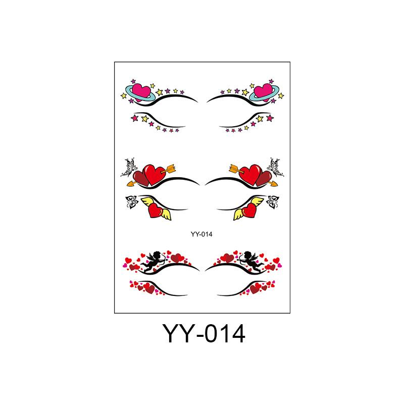Eyelash tattoo stickers are waterproof and sweat-resistant, disposable and easy to clean, the same type of stickers for lower eyelashes, makeup