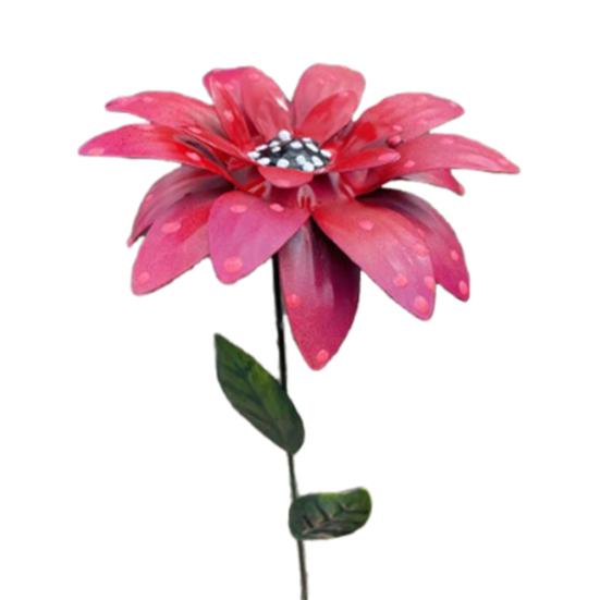 Metal Blomsterhavepæl Vejrbestandig Udendørs Have Græsplæne Terrasse Sti Realistisk Jern Blomsterpæl Dekoration Ornament
