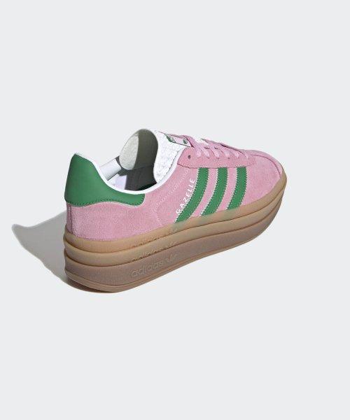 [Adidas] Gazelle Bold - Pink:Green IE0420