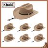 3-24PCS Cowboy Hats Wedding Western Cowboy Hats Party Bachelorette Cowgirls Hats with Shapeable Wide Brim for Party Guests Gifts