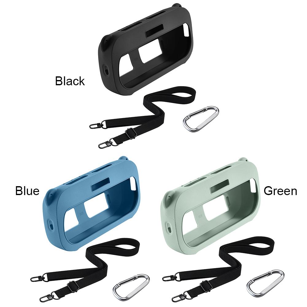 Silicone Cover with Handle & Shoulder Strap Travel Protective Carrying Pouch for Bose SoundLink Flex 2nd Gen Accessories