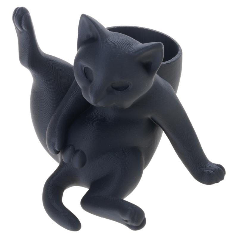 Kitties Themed Resins Plant Pot For Small Succulents Multipurpose Home Decoration Gardening Gift Pet Lover