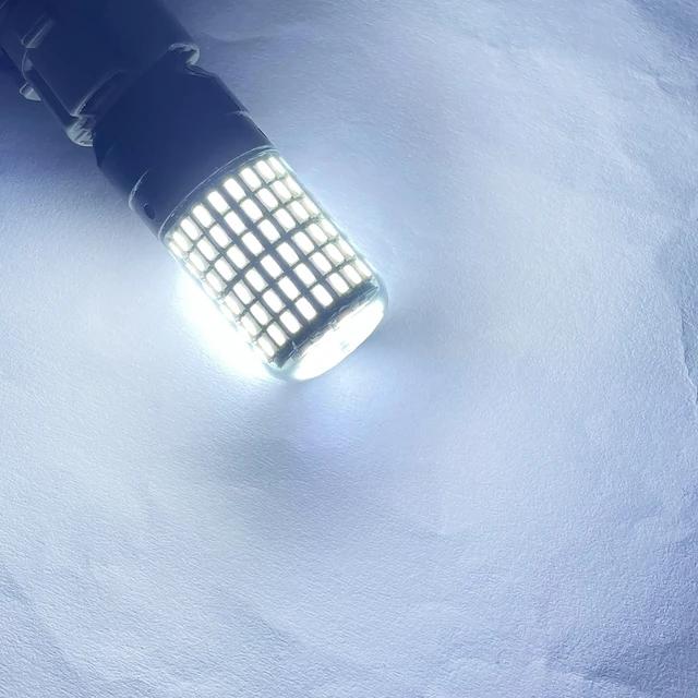 2Pcs Car LED 1156 BA15S P21W BAU15S PY21W 1157 BAY15D 7443 LED Bulbs Replament 144SMD CanBus Lamp Reverse Turn Signal Lights