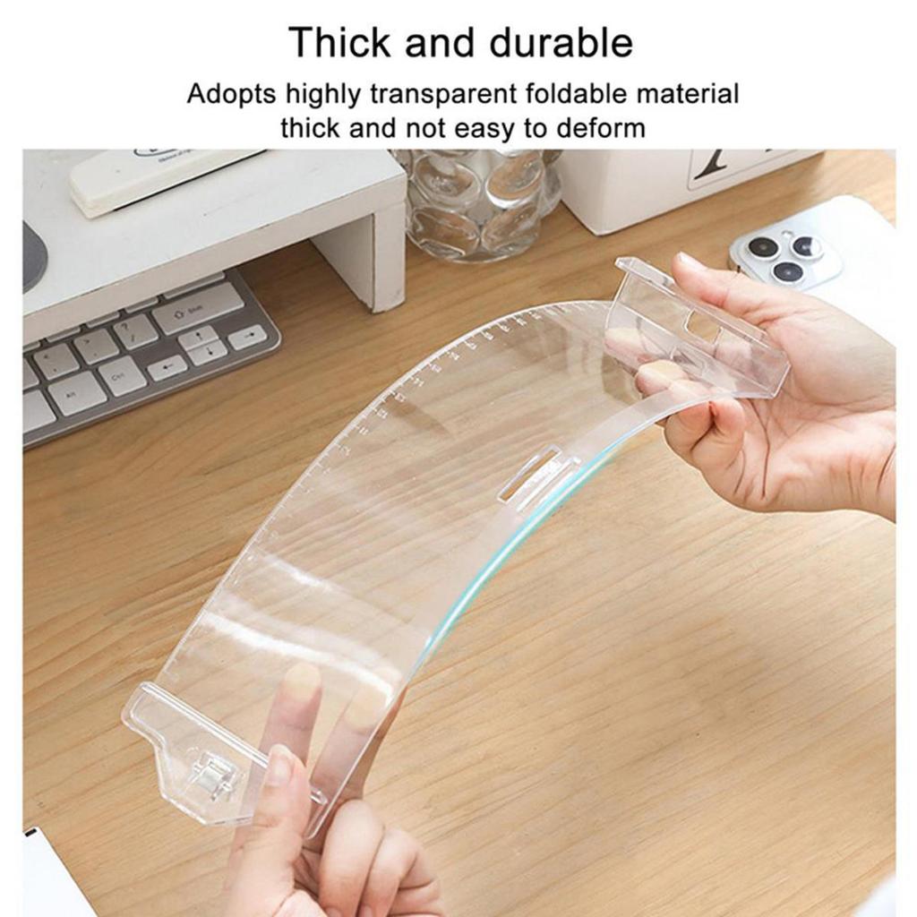 Screen Message Memo Board for Sticky Note Transparent Name Card Phone Holder Keeps Stationery Tidy Suitable for Office Desks Home Study Desktop