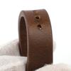Vintage Genuine Leather Watch Band 19mm 20mm 22mm 24mm Brown Coffee Handmade Stitching Cowhide Strap Bracelet Watch Accessories