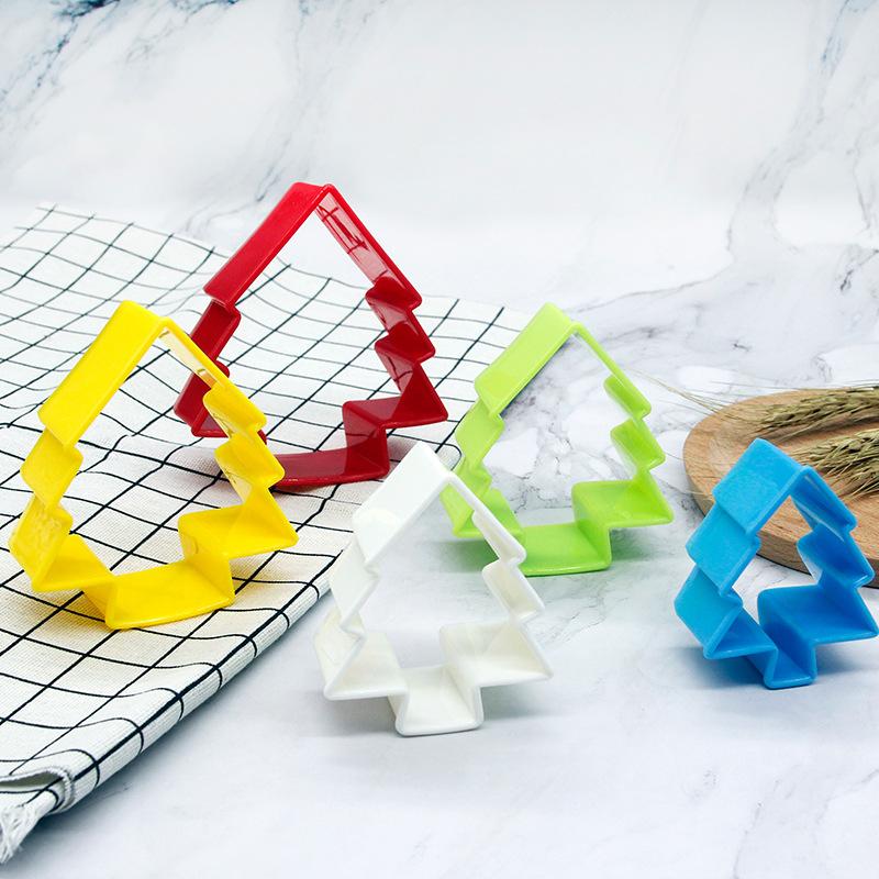5-6 Stück Kunststoff Ausstechformen Set Fondant Gemüseformen Kuchen Mousse Ring Backwerkzeuge Set für DIY Keksherstellung