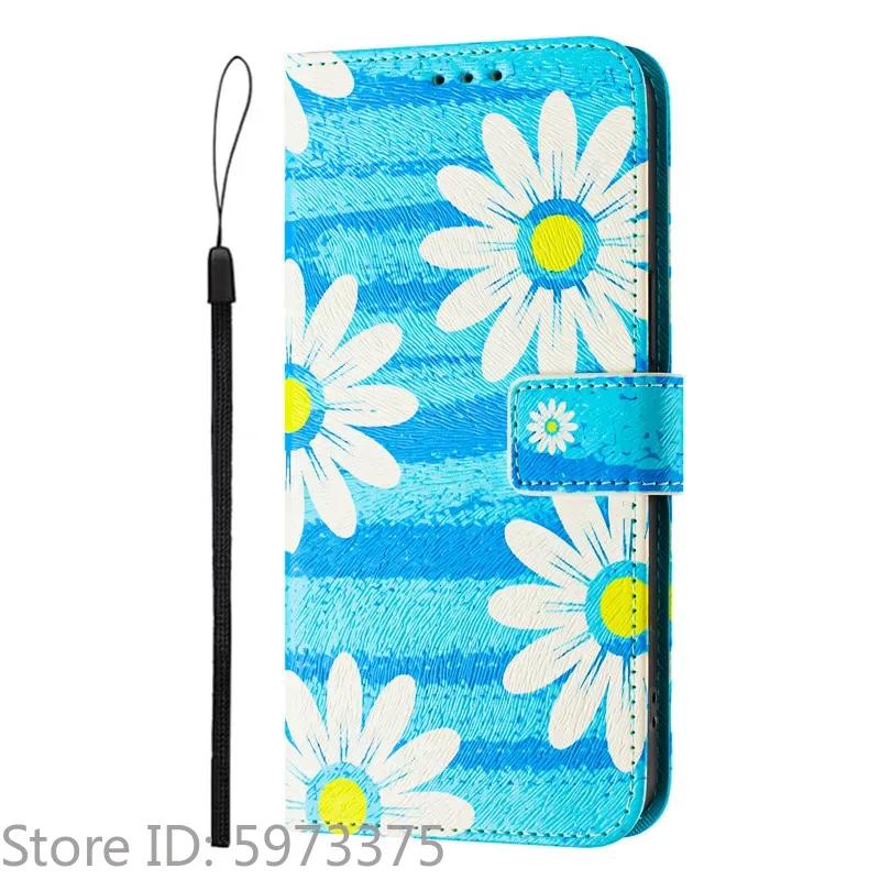 Luxury Flip Leather Case For Motorola Edge 70 Flip Cover On For Moto G67 G57 G06 Power 4G 5G Coque Wallet Bags Flower Cases Etui