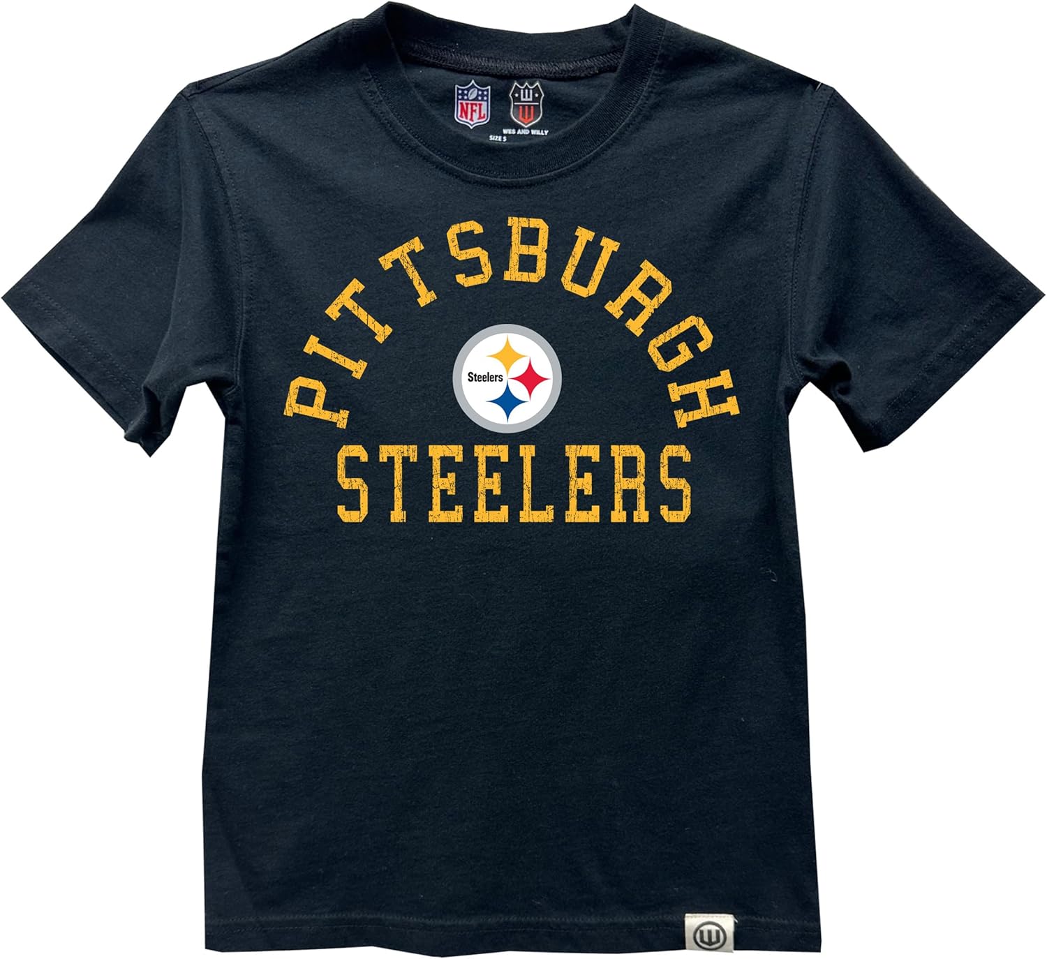 

Wes and Willy NFL Kids Short Sleeve Organic Cotton Tee Shirt 5XL різнокольоровий
