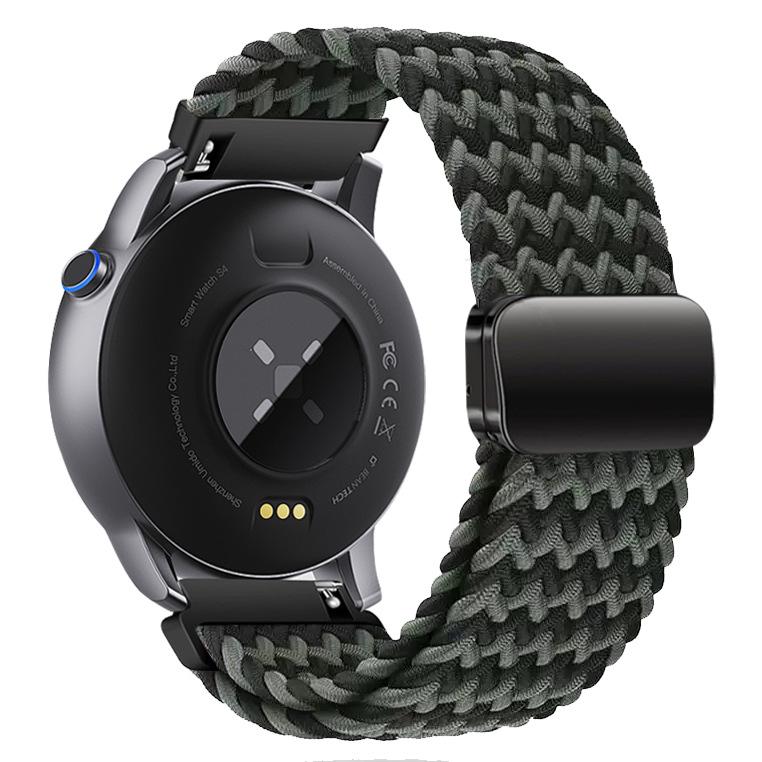 Universal Woven Nylon Magnetic Buckle Watch Band for Huawei/Samsung - 18mm, 20mm, 22mm