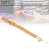 Embroidery Crochet Hook Wooden Non Slip Tambour Hook with 0.8 1 1.2mm Needles for Sewing Beading