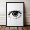 Plakat czarne oko