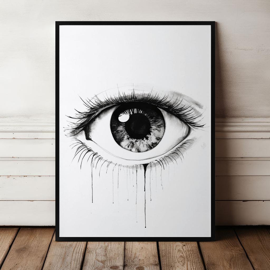 Plakat czarne oko
