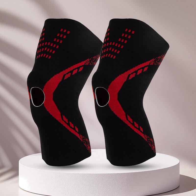 

Длинные профессиональные наколенники спортивные защитные наколенники противоскользящие накладки для ног бег приседания и фитнес XXXL