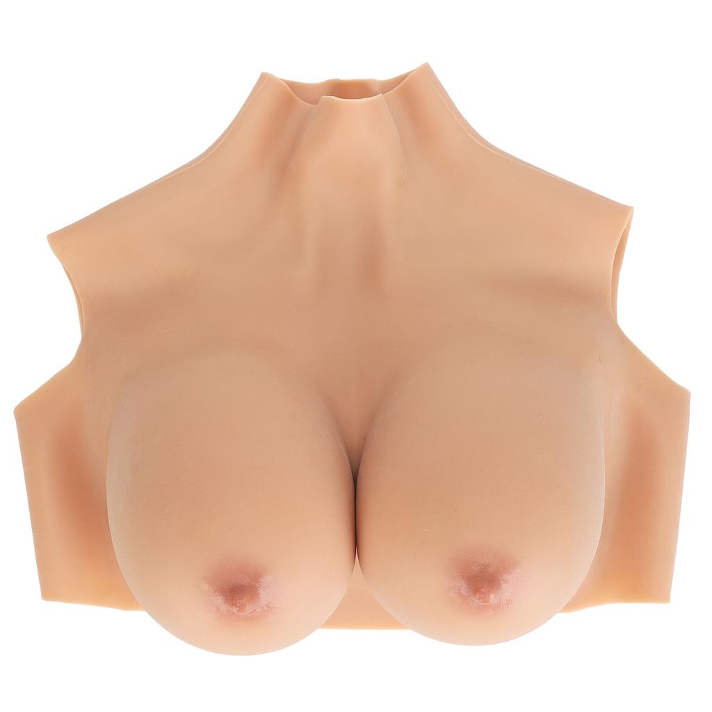 Silikonová prsní destička Lehká hedvábná nit Realistická protetická prsní destička pro polovinu těla