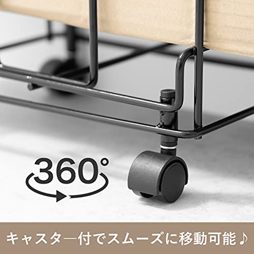 [BLKP] Pearl Metal Cardboard Storage Rack, Resin, Ready-to-Bind, Cardboard Stocker, Limited Edition, Black, BLKP, AZ-5167