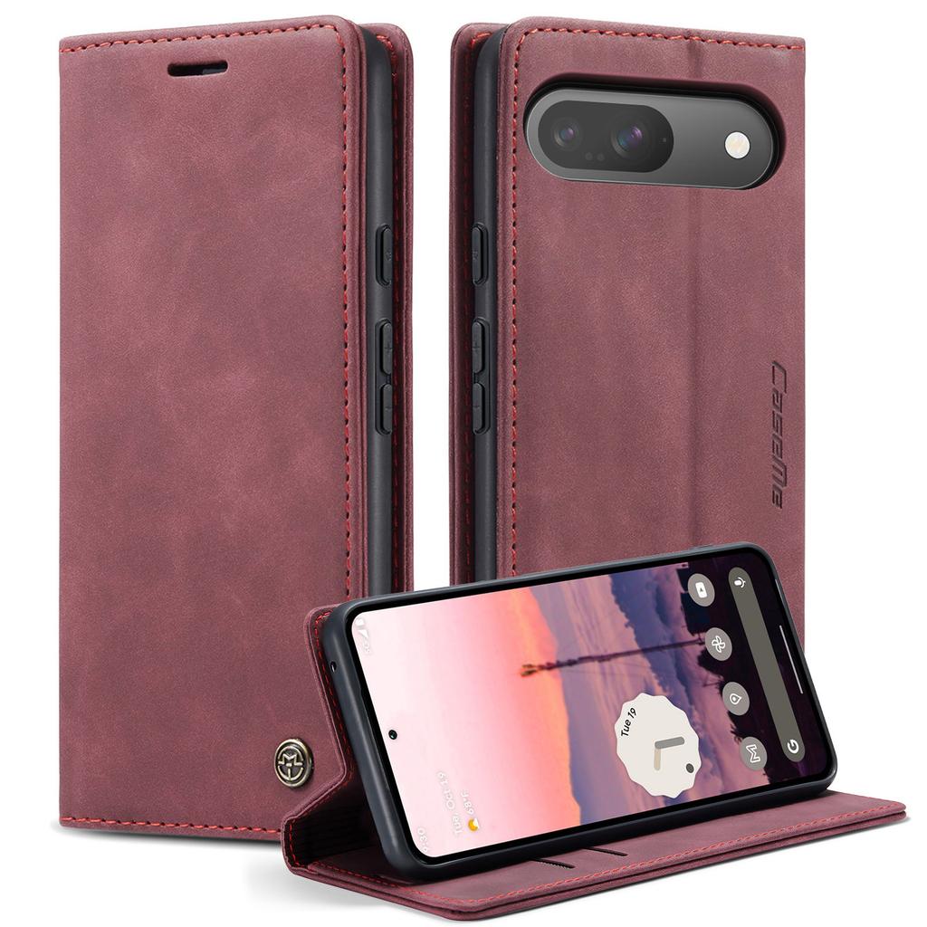 For Google Pixel 10 Pro/10/9 Pro/9 Wallet Case CASEME 013 Series PU Leather Phone Cover Stand