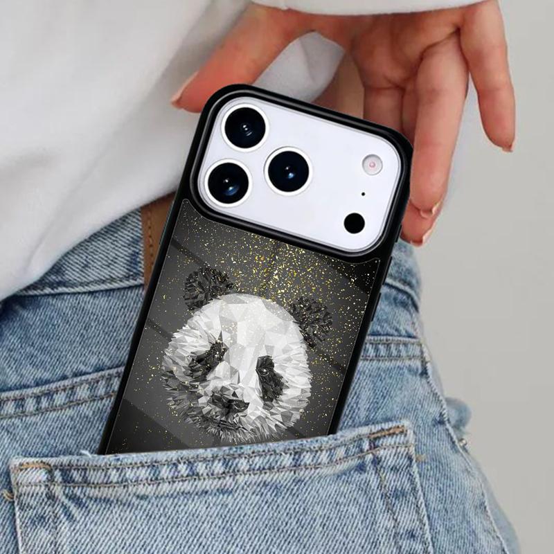 

Милый Панда Модный Чехол для Телефона для iPhone 16e 15 14 13 12 17 Pro Max Plus Air 17pro Чехол Coque iPhone 13 Pro
