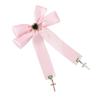 Bowknot Hair Clip Cross Pendant Hair Pin Subculture Hair Barrettes NonSlip Teens Girl Cool Hair Decors Ponytail Holder