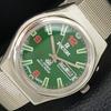 VINTAGE RICOH R31 AUTOMATIC JAPAN MENS GREEN COLOR DIAL WATCH A707703-1