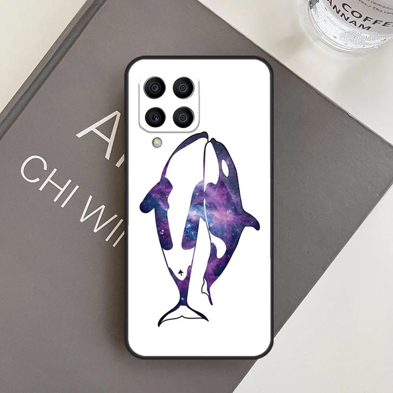 Orcas Whale Case For Samsung Galaxy M31 M11 M34 M13 M53 M51 M14 M54 M12 M32 M52 M16 M36 M56 M15 M35 M55