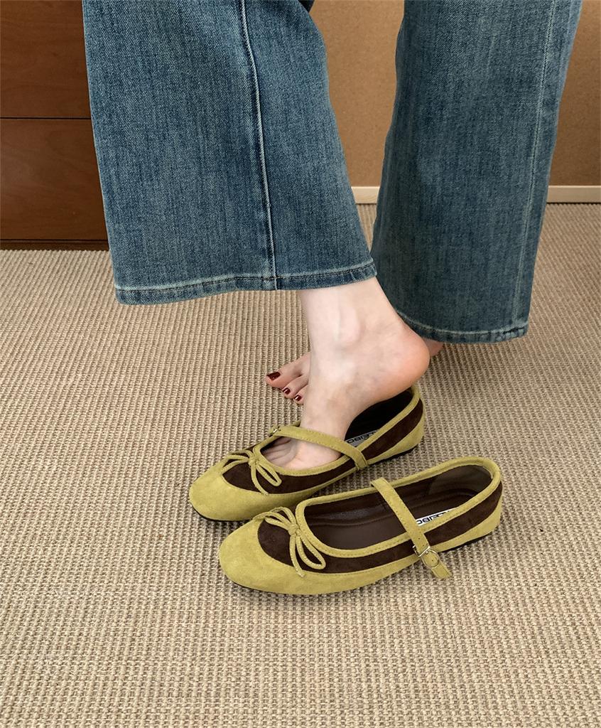 Inner Height-increasing Single Shoes Women's Shoes Spring and Autumn 2025 New Summer French Evening Wind Mary Jane Ballet Shoes