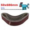1pc 50x686mm Sanding Belts 60-1000grit Abrasive Bands Sanders Belt Abrasive Tools For Wood Soft Metal Grinding Polishing Tool